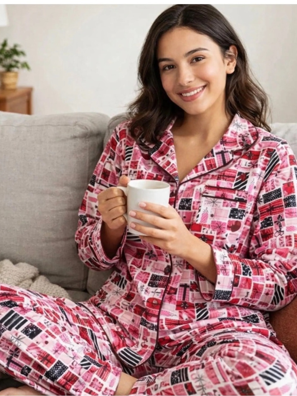 EUC* Kate Spade Christmas PJ Set sz S